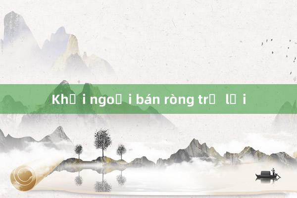 Khối ngoại bán ròng trở lại